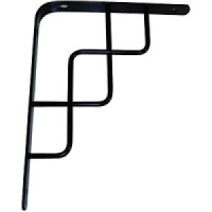 Wickes Roxy Decorative Bracket Black 230x180mm £4.49