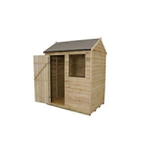 Wickes Overlap Pressure Treated Reverse Apex Shed 6x4