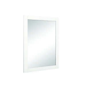 Wickes Frontera Rectangular Framed Bathroom Mirror White