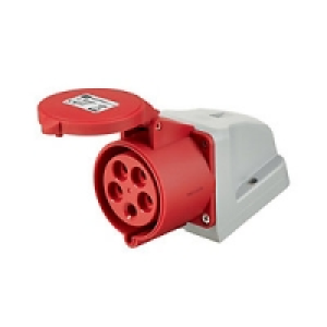 MK IP44 Industrial Socket 415V 32A K9241RED