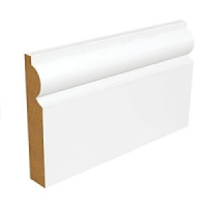 Wickes Torus Fully Finished MDF Skirting 18x169x3.6mm Pack 2