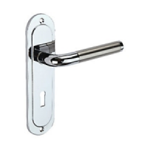 Wickes Vittore Lock Handle Polished Chrome & Matt Finish £16.62