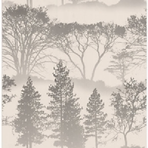 Graham & Brown Mirage Decorative Wallpaper Grey 10m £17.49