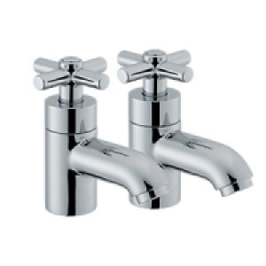Wickes Anvil Bath Taps Chrome £69.99