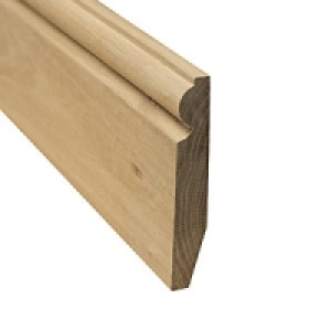 Wickes Dual Purpose Chamfered/Torus Oak Skirting 19x144x2400 £33.39