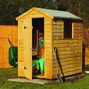 Wickes Premium Overlap Apex Shed 6x4