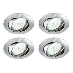 Classic Tilted Downlight Chrome 4 Pack