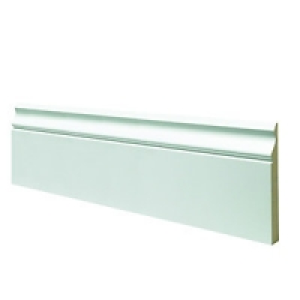 Wickes Ogee Fully Finished MDF Skirting 18x119x3600mm Pack 2