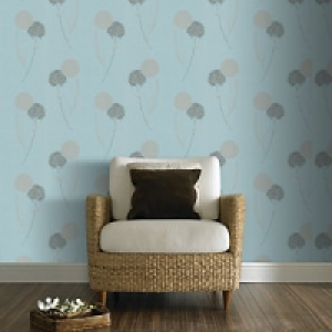 Graham & Brown Essence Alium Decorative Wallpaper Duck Egg 1 £17.49