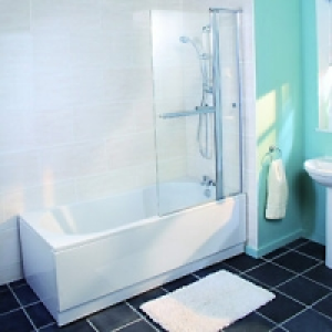 Wickes Keyhole Turbo Spa Bath White 1700mm