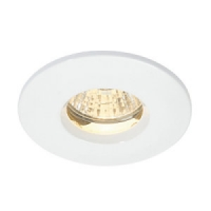 Storm Bathroom Downlight Fixed White &pound;4.99