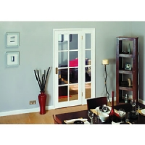 Wickes Newland Internal French Door with 1 Demi Panel Pine G £219.00