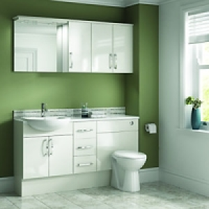 Wickes Seville Worktop White 2000mm £52.50
