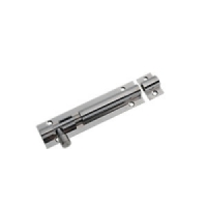 Wickes Barrel Bolt Chrome Plated 102mm &pound;4.99