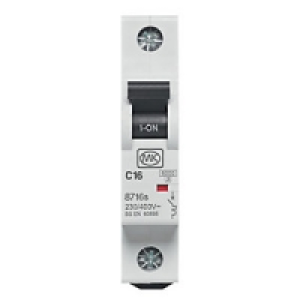 MK MCB Single Pole Type C 16A 230V C16 £5.17