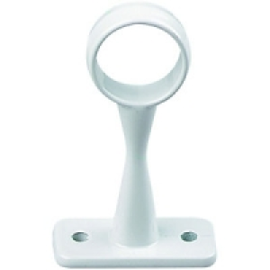 Wickes Centre Rail Bracket Deluxe White 25mm £4.49