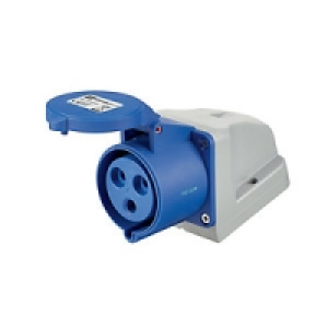 MK IP44 Industrial Socket 250V 32A K9233BLU