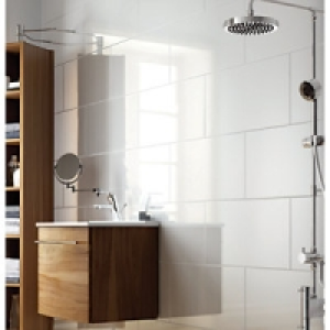 Wickes White Gloss Ceramic Wall Tile 300x600mm