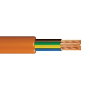 Time 1.5mm2 3 Core Round Flexible Cable Orange 3183Y 50m