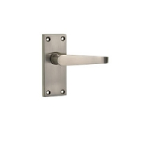 Wickes Toronto Victorian Straight Latch Handle Satin Nickel