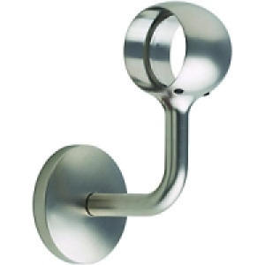 Wickes Brushed Nickel Handrail Connecting Wall Bracket