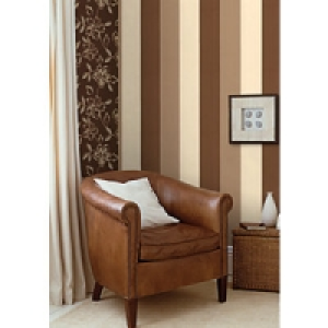 Graham & Brown Drama Figaro Decorative Wallpaper Neutral 10m £16.99