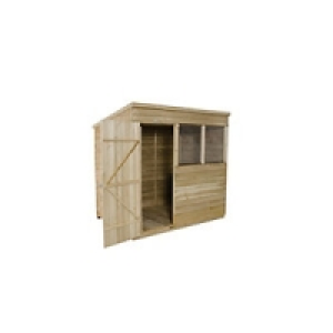 Wickes Overlap Pressure Treated Pent Shed 7x5 £319.99