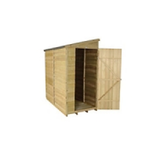 Wickes Overlap Pressure Treated Pent Shed 6x3