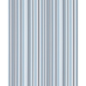 Contour Barcode Linear Kitchen & Bathroom Wallpaper Blue/Whi £14.99