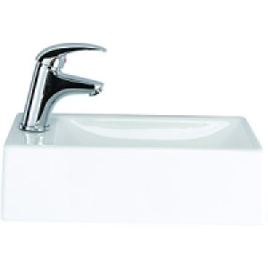 Wickes Sorrento Cloakroom Basin Left Hand 400mm &pound;75.00