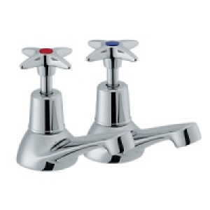 Wickes Trade Plus Bath Taps Chrome £24.99