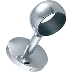 Wickes Straight Post Chrome Handrail Bracket &pound;7.49