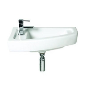 Wickes Capri Asymmetric Basin Right Hand 550mm