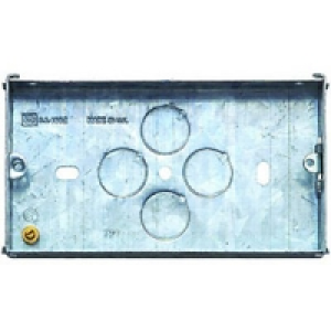 MK Metal Box 2 Gang 25mm 862PPK