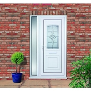 Wickes Medway Pre-Hung uPVC Door 2085x1220mm Right Opening