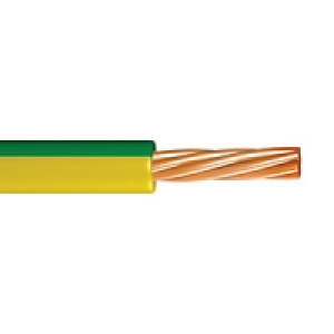 Time 16.0mm2 Single Core Conduit Cable Green/Yellow 6491B 25