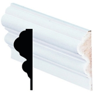 Wickes Pre Primed MDF Dado Rail 18x58x2400mm Pack 4