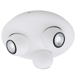 Eglo Norbello 1 Spotlights White Triple Circular