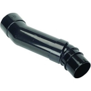 Wickes Black Roundline Downpipe Adjustable Offset Bend £5.99