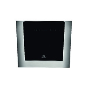 Electrolux EFF55680BX Square Designer Cooker Hood Black Glas