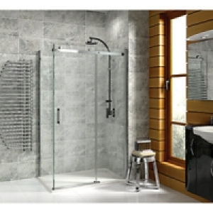 Wickes Single Slider Rectangular Frameless Roller Enclosure