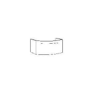Wickes Bathroom Curved Drawer Cabinet Gloss White 900mm