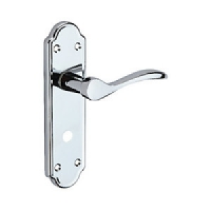 Wickes Romano Bathroom Handle Polished Chrome Finish £17.81