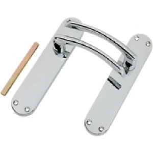 Wickes Dante Latch Handle Polished Chrome Finish