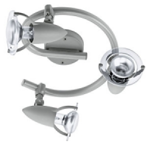 Eglo Lydia Spotlights Silver Triple Circular