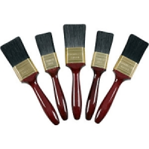 Wickes Premium Mixed Bristle Paint Brush Set 5 Pack