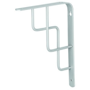 Wickes Decorative Bracket Silver Effect 230x180mm £4.49