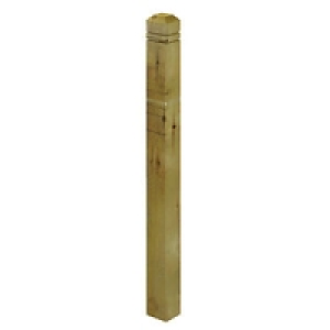 Wickes Modern Deck Post 1200x80x80mm Green
