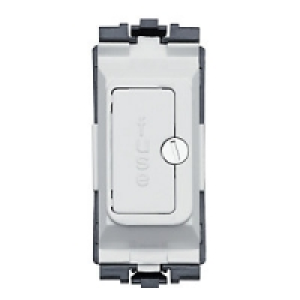MK Grid 1 Gang Fuse (Rocker Aperture)
