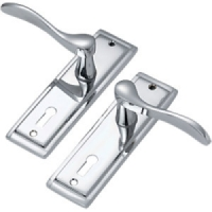 Wickes Bravo Lock Handle Polished Chrome Finish £14.25